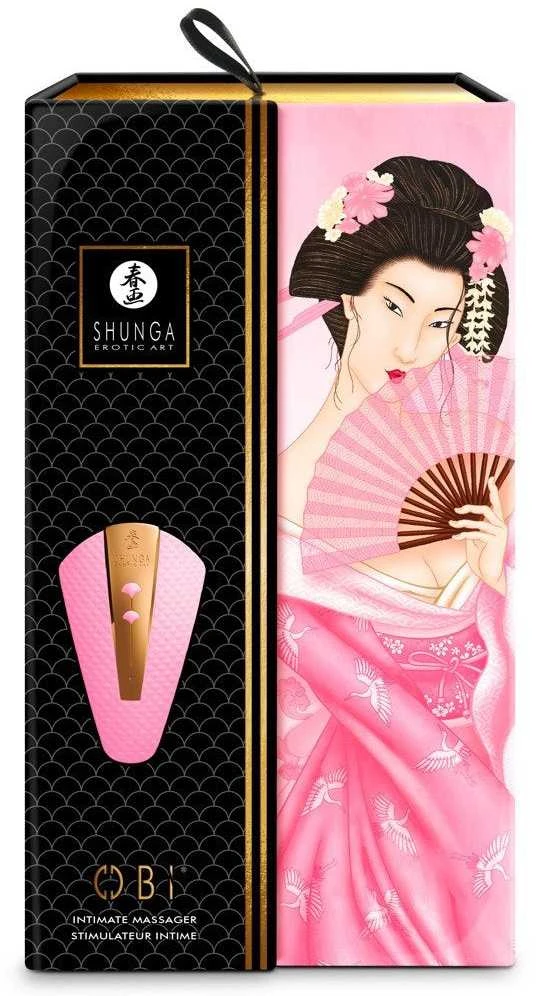 Rožinė Shunga - Obi Intimate Massager Light Rožinė