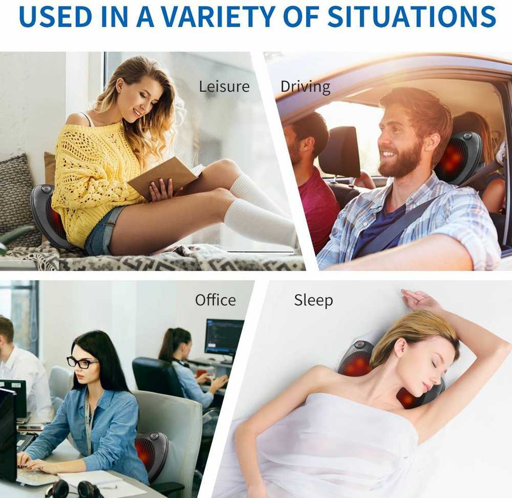Masažuoklis InnovaGoods Shiatsu Shissag poduszka