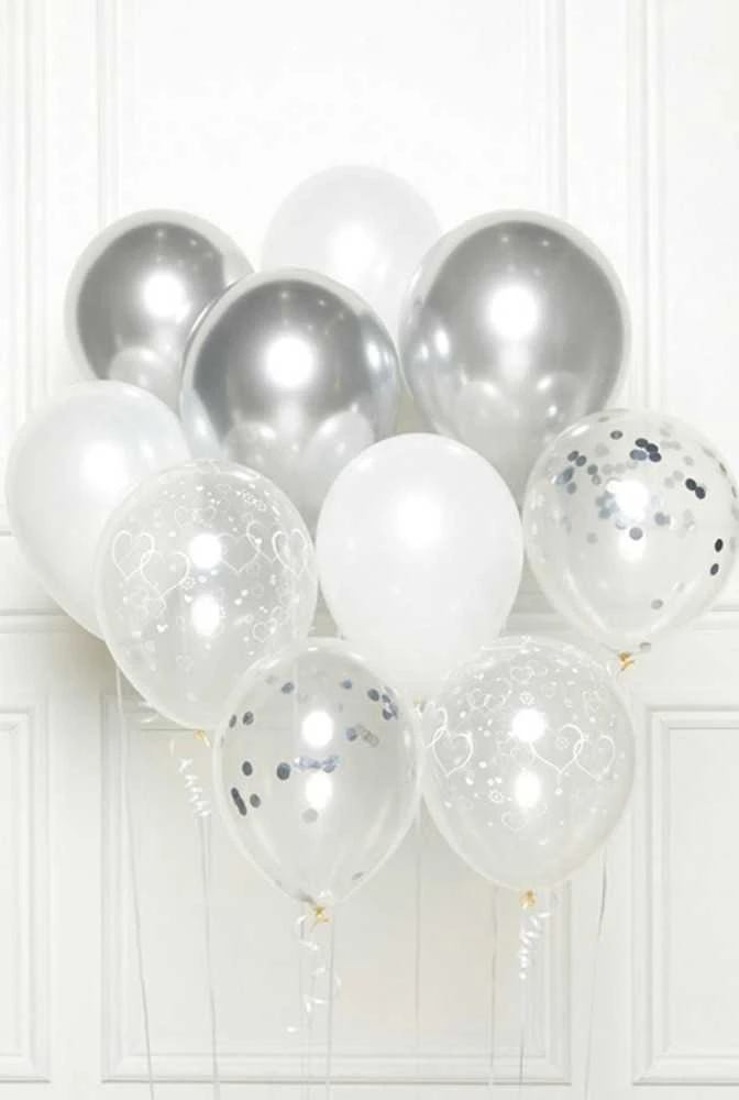 Riethmuller Europe Sølv ballon buket
