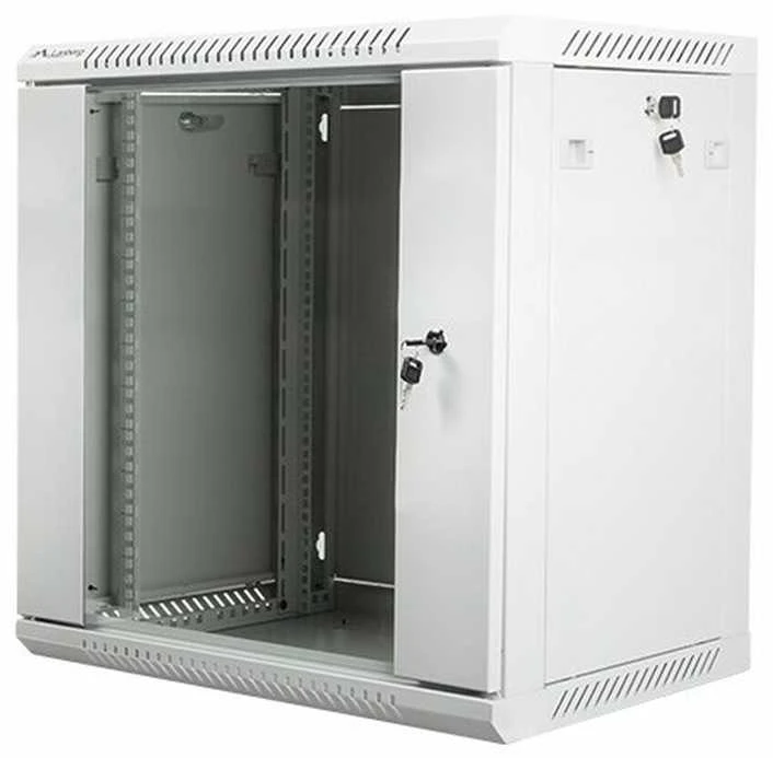 LANBERG WF01-6412-10S sieninis stovas 19 colių išmontuojamas plokščias paketas 12U/600x450mm pilka