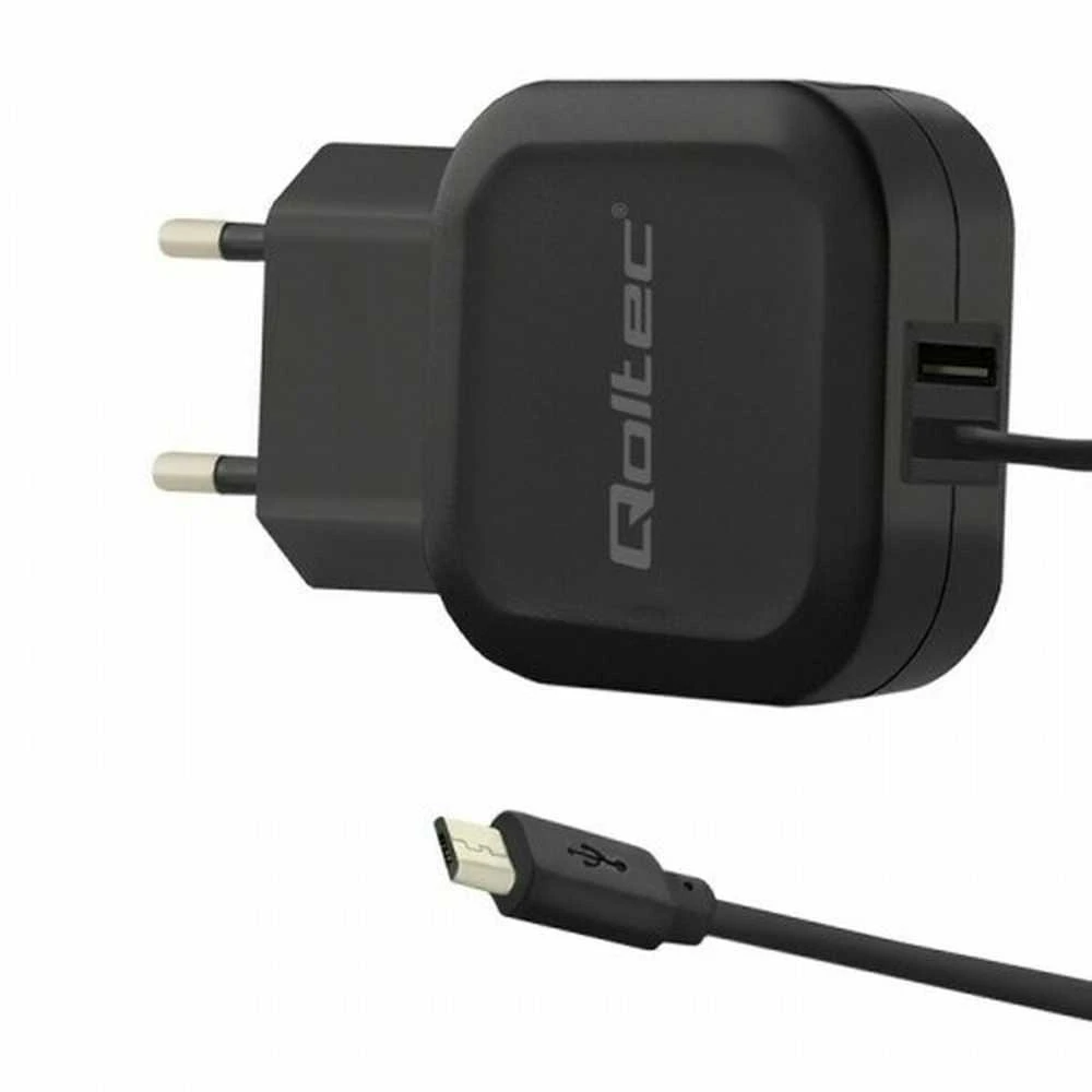 QOLTEC 50189 kintamosios srovės adapteris 17W 5V 3.4A USB + Micro USB