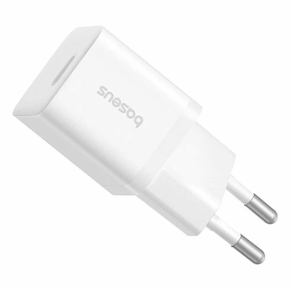 Baseus P10110909213-00 USB-C GaN5 mini 25W tinklo įkroviklis Baltas