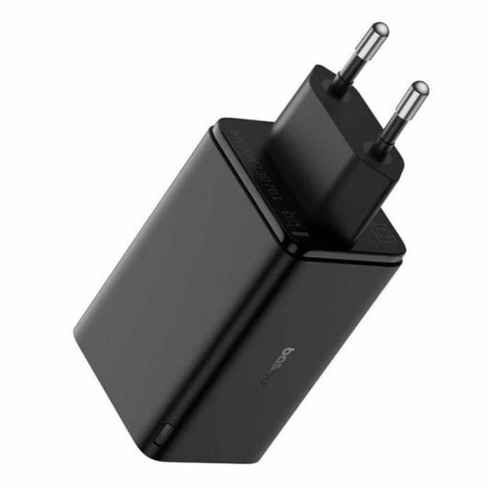 Baseus GAN6 Pro greitas įkroviklis, 2xUSB-C + 2xUSB, 65W (juodas)