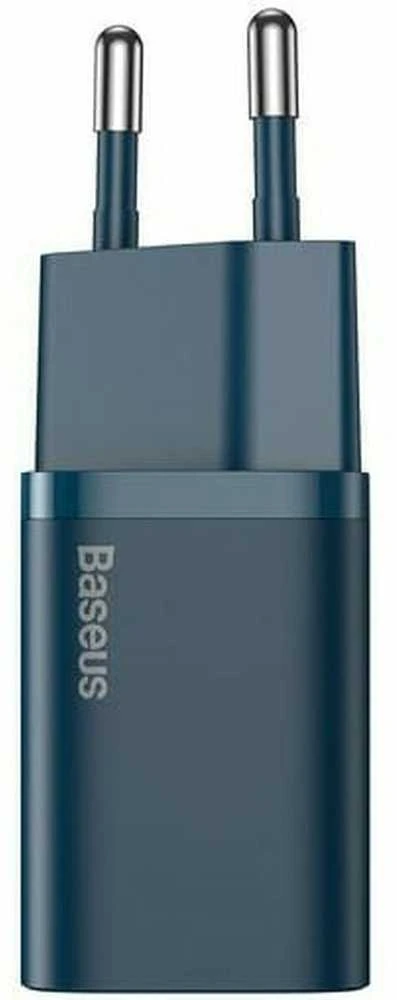 Baseus Super Si 1C 20W greitas sieninis įkroviklis su 1m USB-C - Lightning kabeliu - Mėlynas