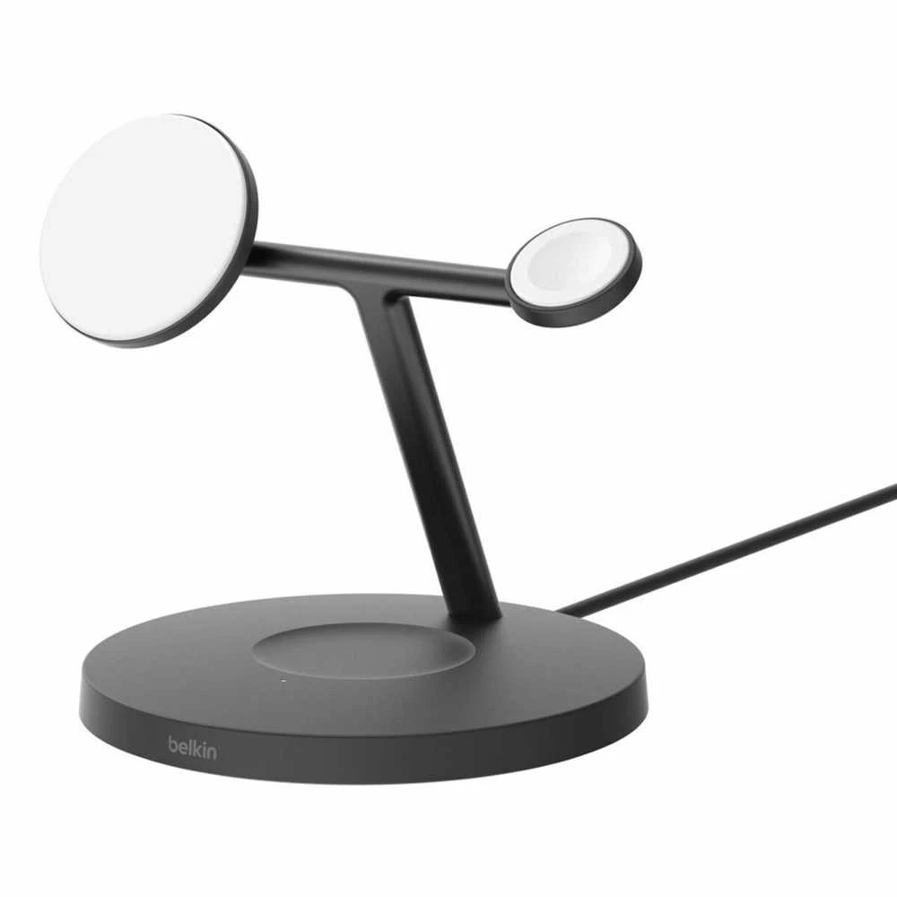 Belkin BoostCharge Pro Headphones, Išmanusis telefonas, Išmanusis laikrodis Juodas USB Wireless charging Fast charging Indoor