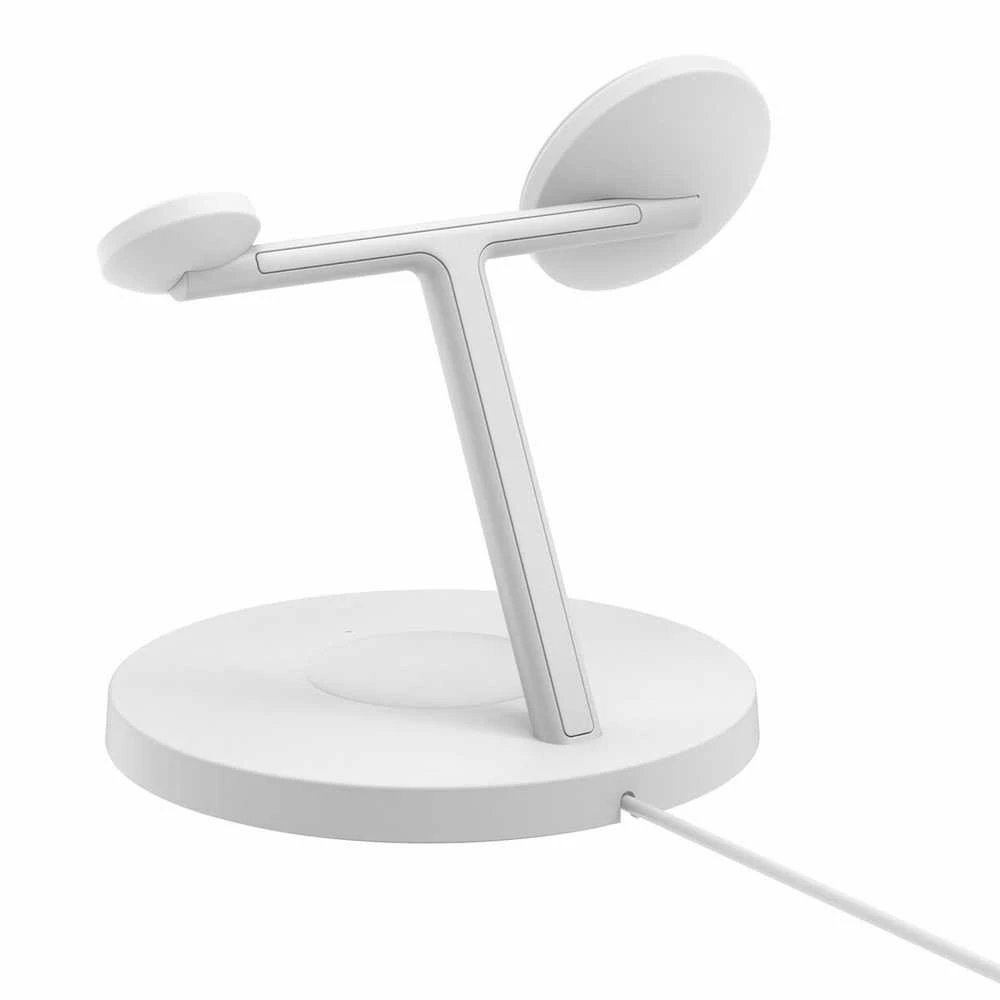 Belkin BoostCharge Pro Headphones, Išmanusis telefonas, Išmanusis laikrodis Baltas USB Wireless charging Fast charging Indoor
