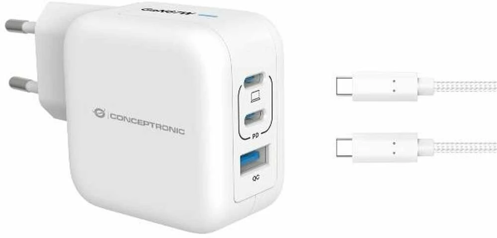 Carruzzo Conceptronic ALTHEA17W mobiliojo įrenginio kroviklis Universalus Balta AC Spartusis įkrovimas Vidaus