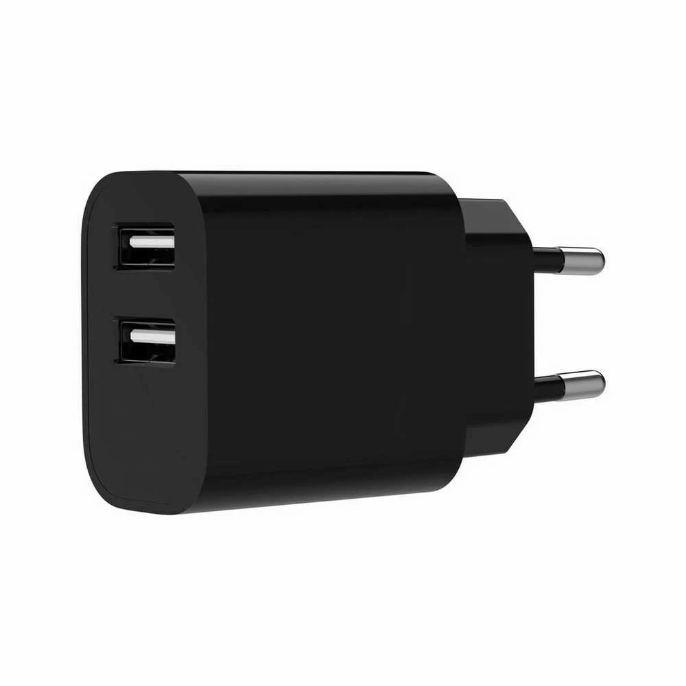 Gembird 2xUSB-A 5V 2.4 A juoda