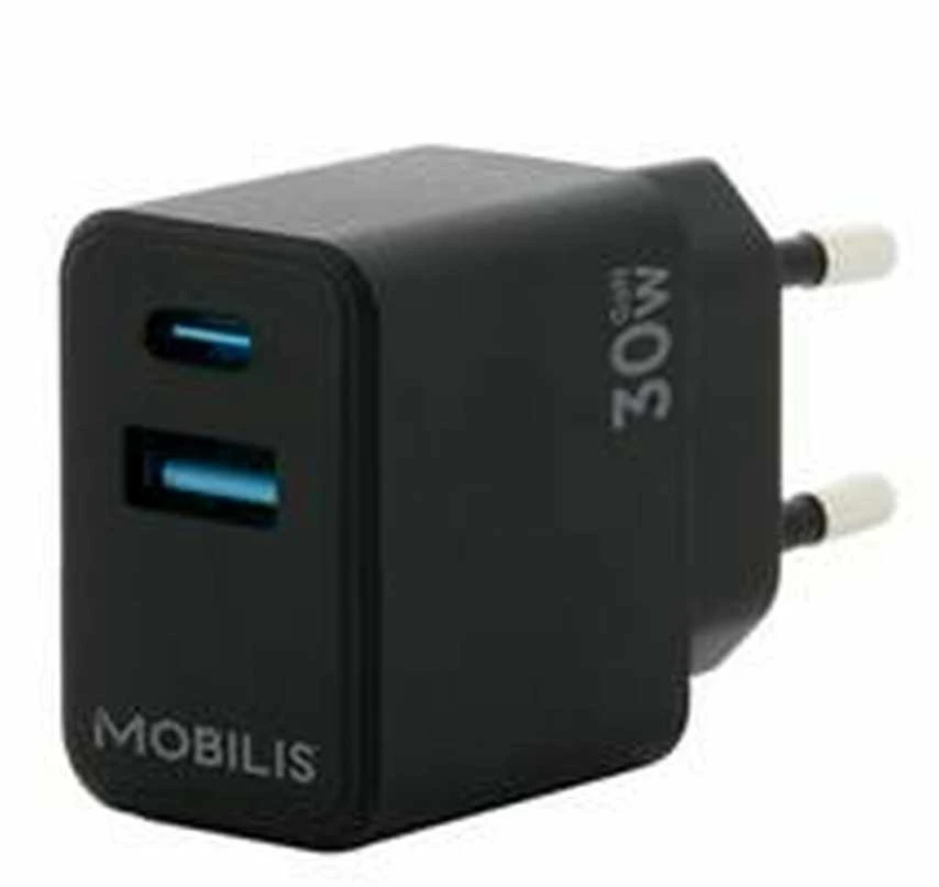 Mobilis SIENINIS KROVITUKAS - 30W - 1 USB A +/1 USB C - GAN