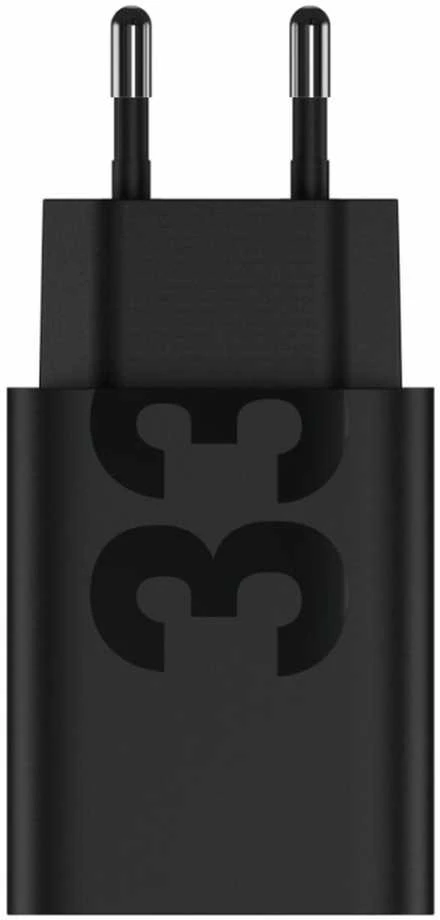 Sieninis Įkroviklis - Motorola TurboPower 33W USB-C su 1m Kabeliu Juodas