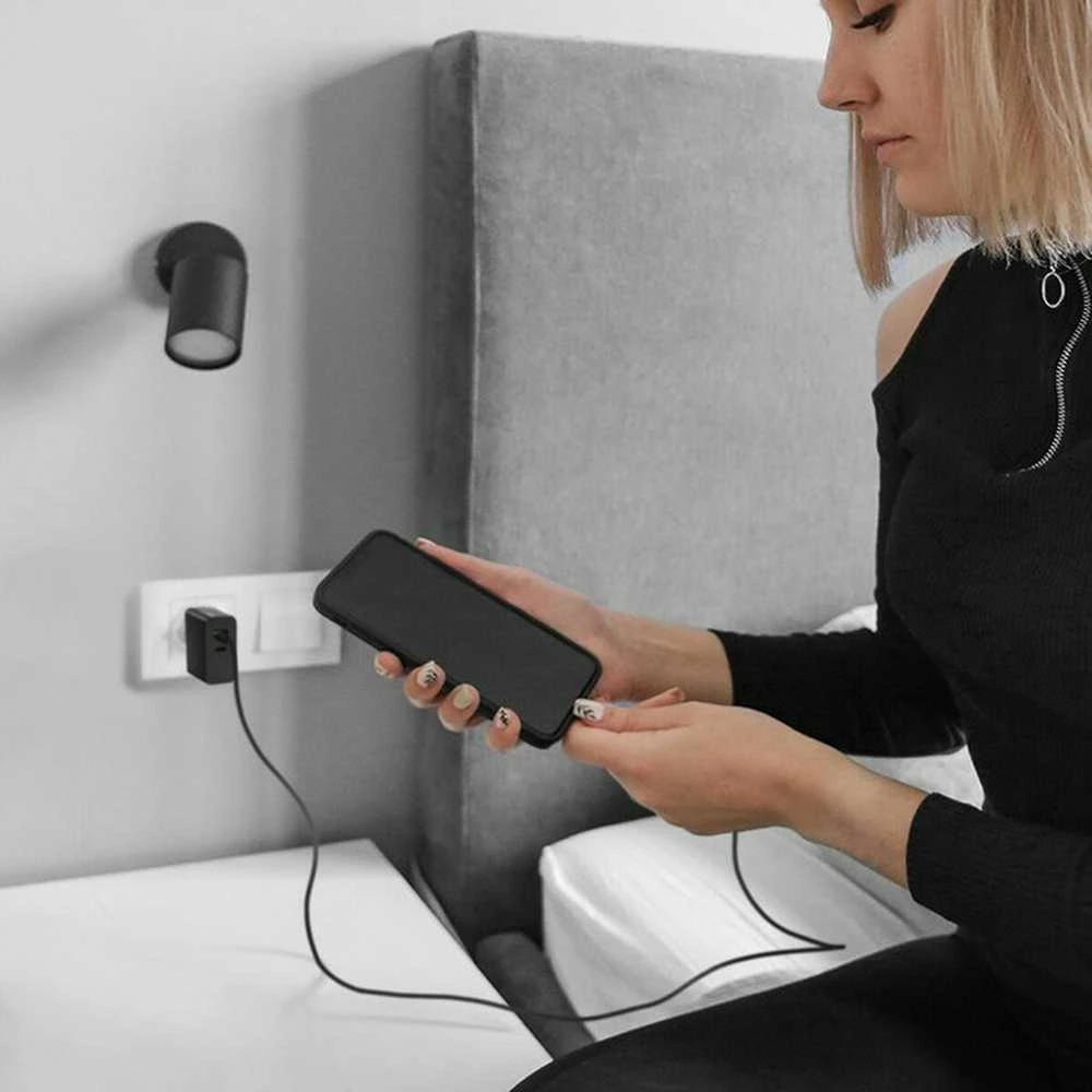Maitinimo Adapteris - Qoltec 52379 65W PD Įkroviklis USB-C Juodas