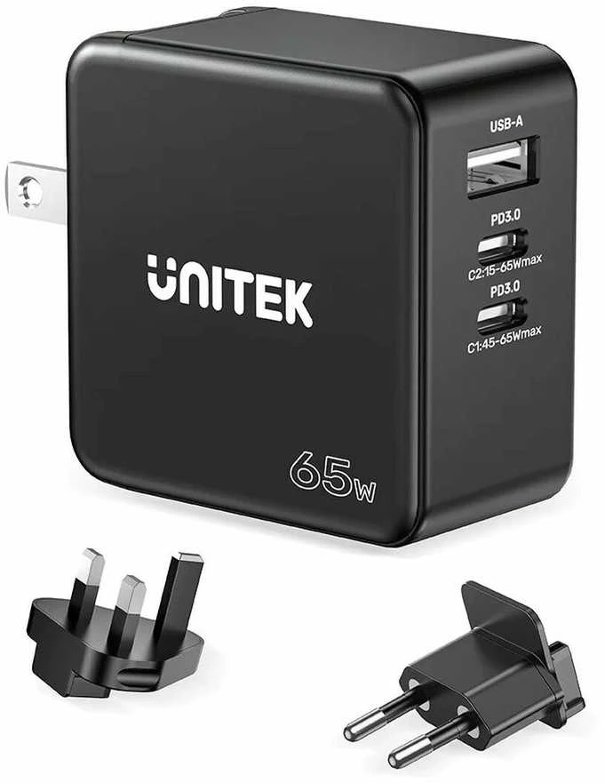 Įkroviklis - Unitek P1117B Juodas