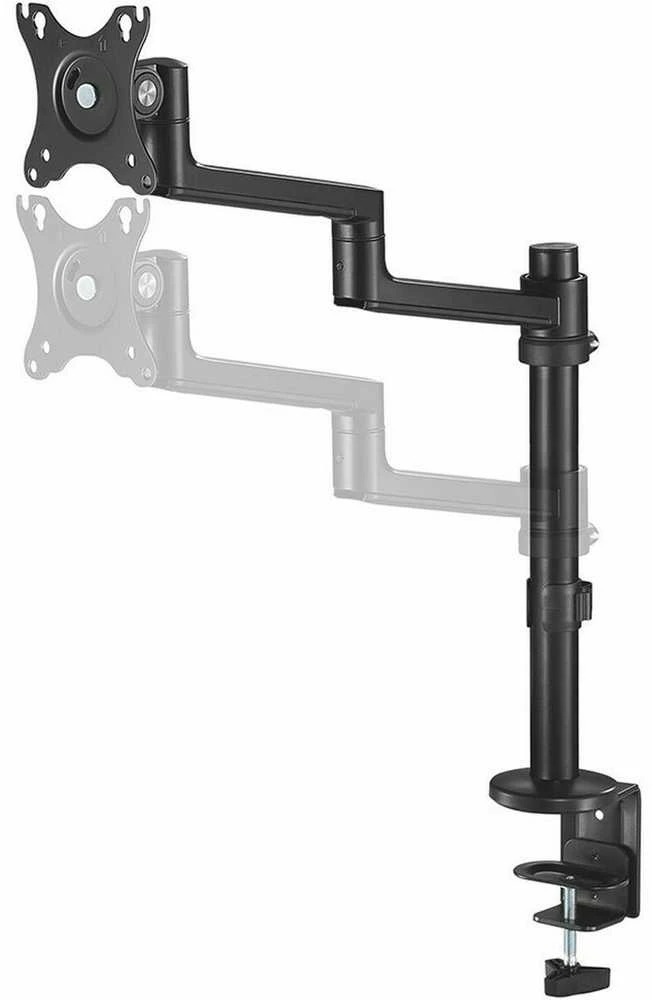 Laikiklis NEOMOUNTS SCREEN DESK MOUNT, Juodas (CLAMP+GROMMET)