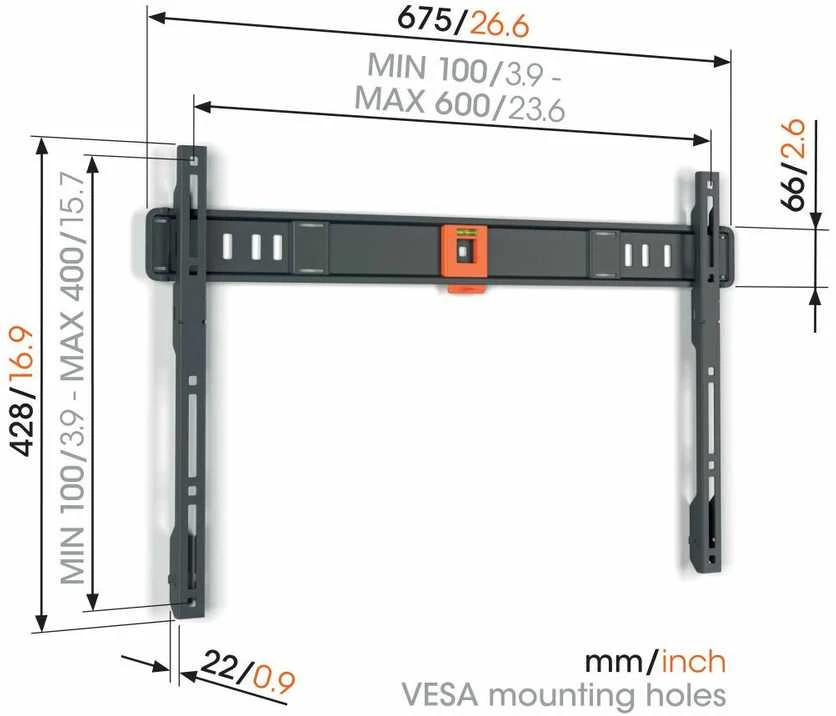 Laikiklis Vogels TVM 1605 fixed large Wandhalterung