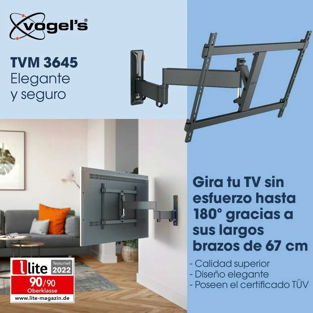 Laikiklis Vogel`s COMFORT Wandhalterung schwenkbar bis 77Zoll (TVM 3645)