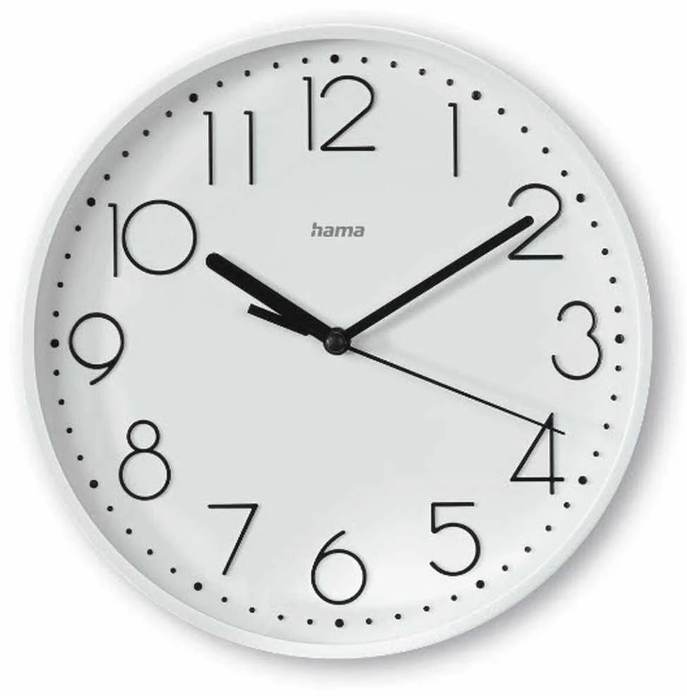 Hama Laikrodis ścienny Salina 22cm Baltas