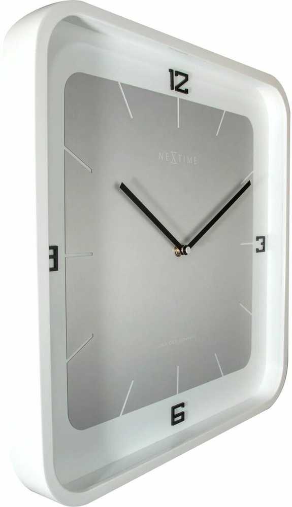 Laikrodis NEXTIME 3518WI. Laikrodis ścienny, Kolor balta. Unisex.