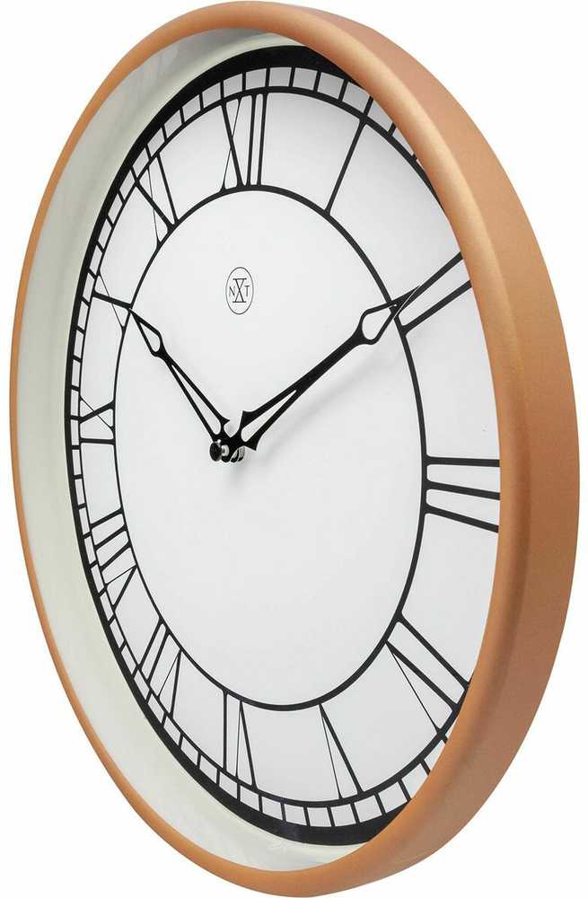 Laikrodis NEXTIME 7332. Laikrodis ścienny, Kolor balta. Unisex.