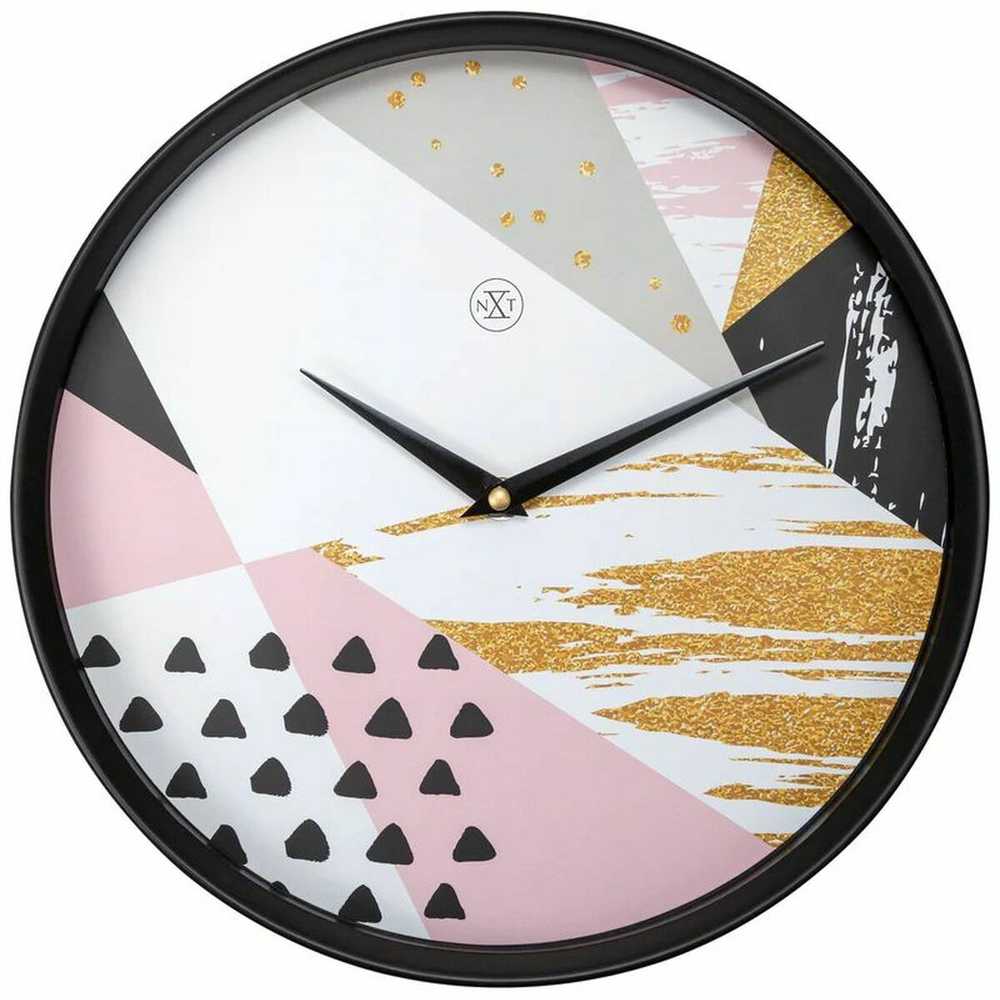 Laikrodis NEXTIME 7354. Laikrodis ścienny, Kolor raudona. Unisex.