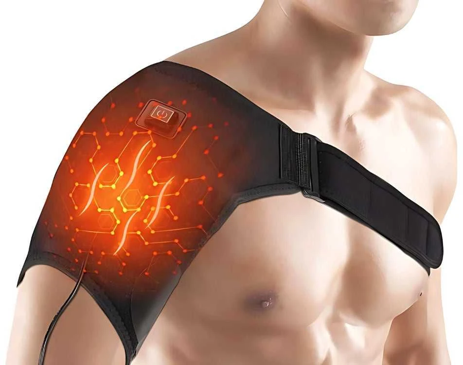 Šildomas peties įtvaras, 3 šildymo režimai, USB