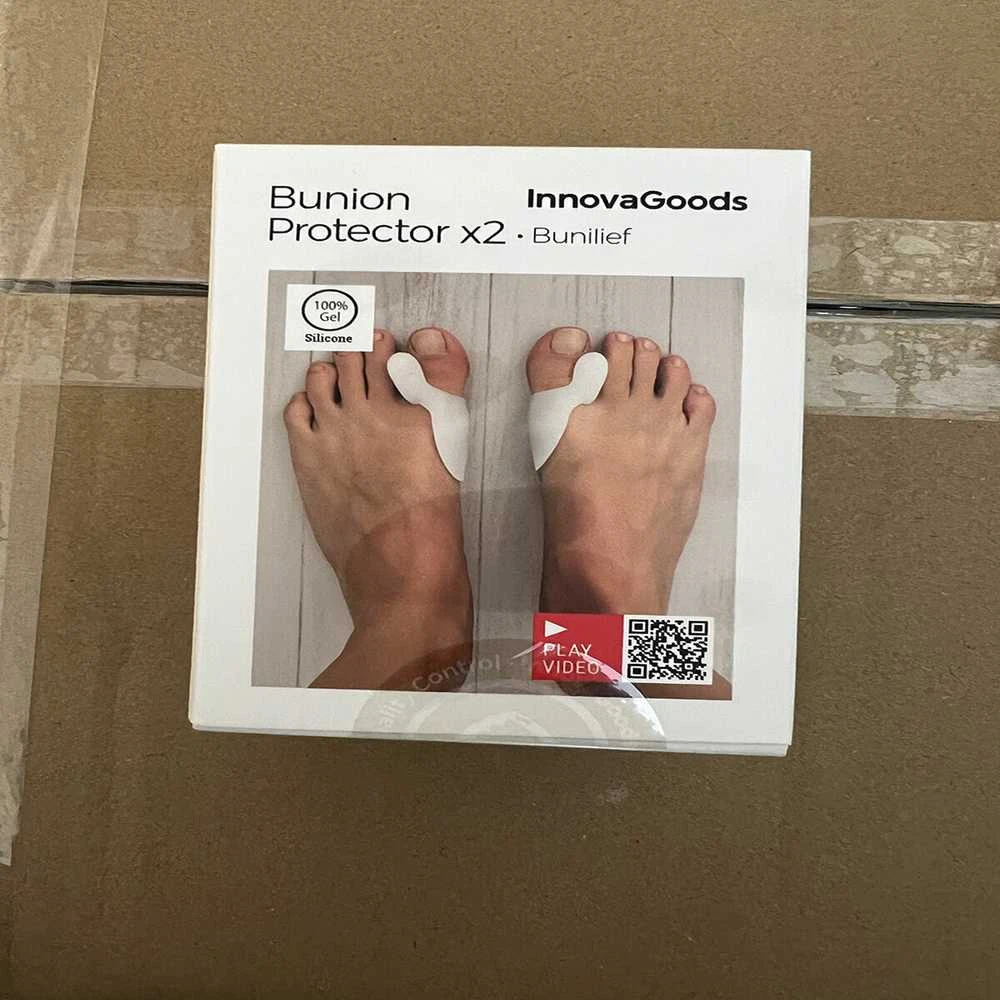 Silikoninė buniono korektoriaus apsauga Bunilief InnovaGoods Pakuotėje yra 2 vienetų