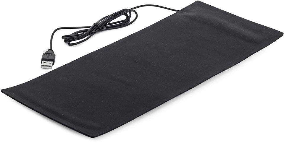Silikoninė USB klaviatūra, juoda, 35,5x13,5 cm