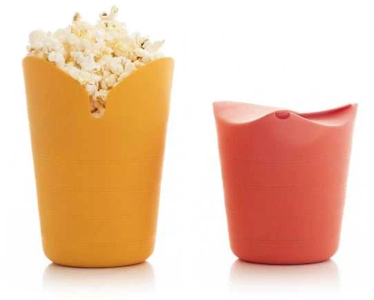 „InnovaGoods“ sulankstomas silikoninis spragėsių gamintojas „InnovaGoods Popbox“ (2 vnt.)