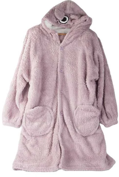 Minkštas ir šiltas oversize pledas su gobtuvu, violetinis