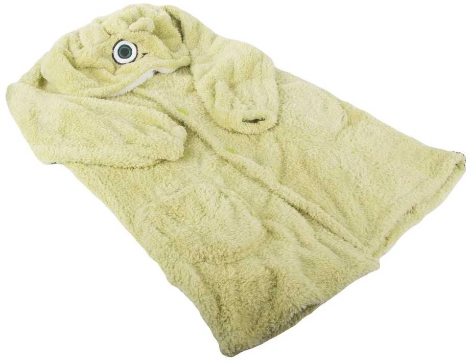Šiltas oversize XL pledas su gobtuvu, žalia