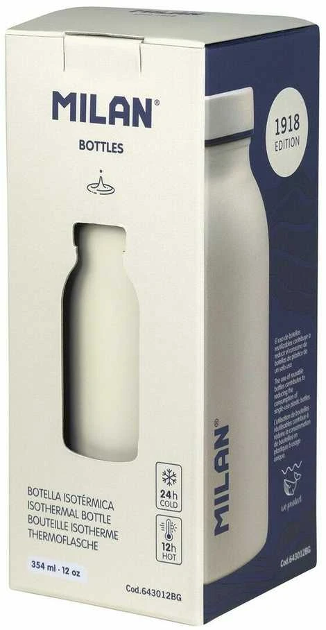 Termosas buteliukas 345 ml baltas Milan 1918