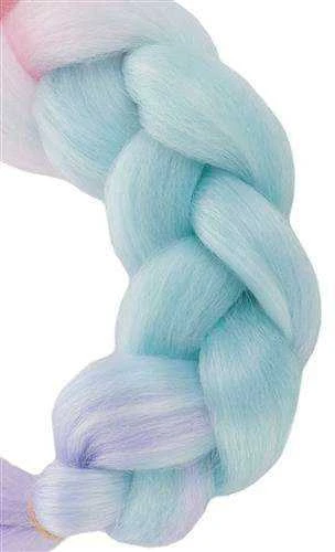 Sintetinės plaukų ombre pynės rožinės/ni/f w10341