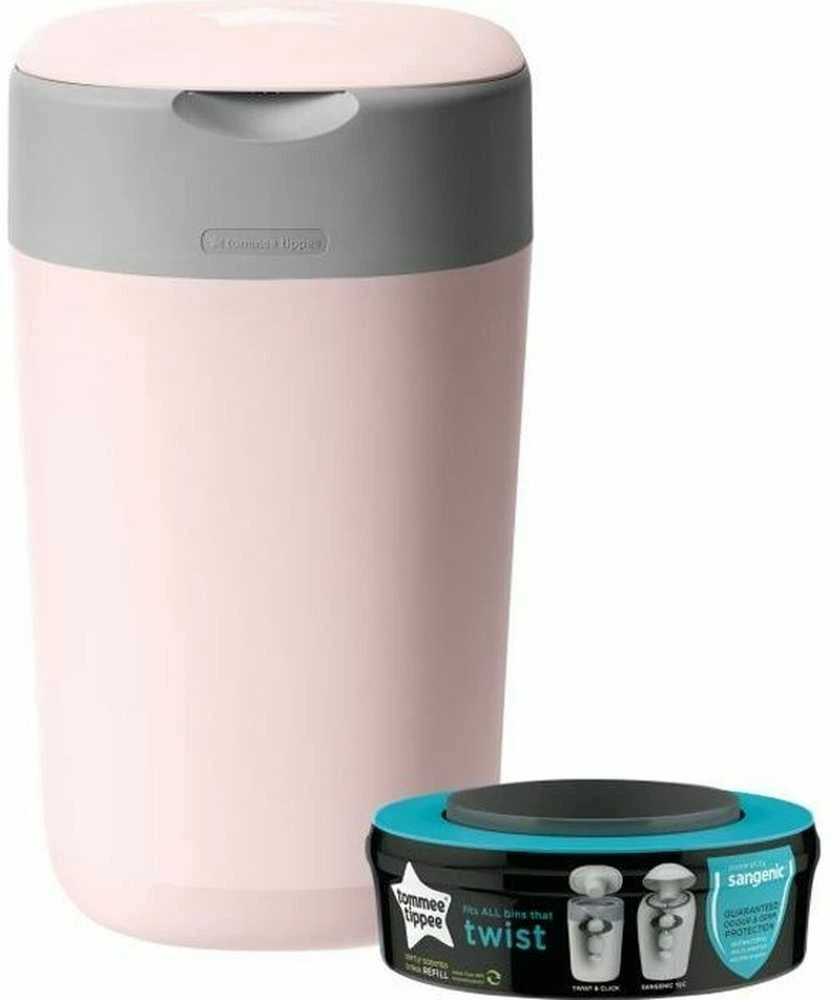 TOMMEE TIPPEE konteineris sauskelnėms Sangenic Twist&Click, rožinis, 85100202