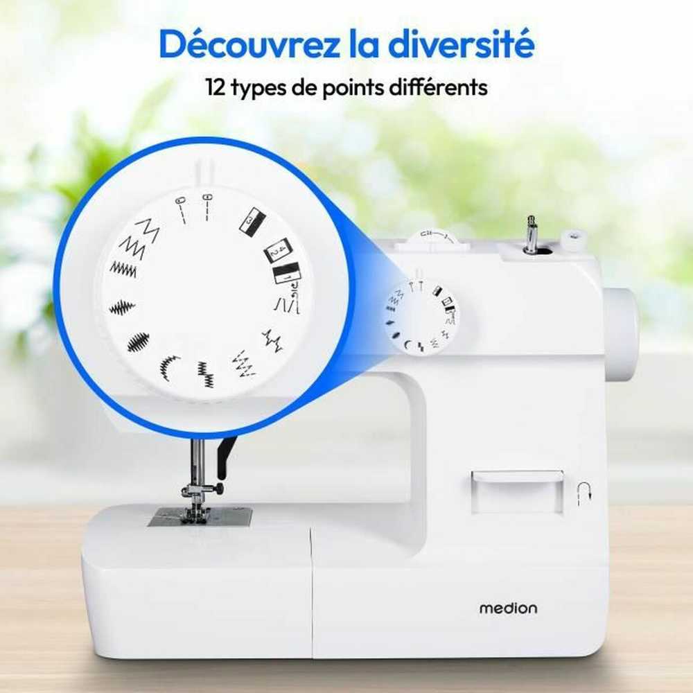 Siuvimo mašina Medion LIFE® MD11179 Nähmaschine SM70 baltas