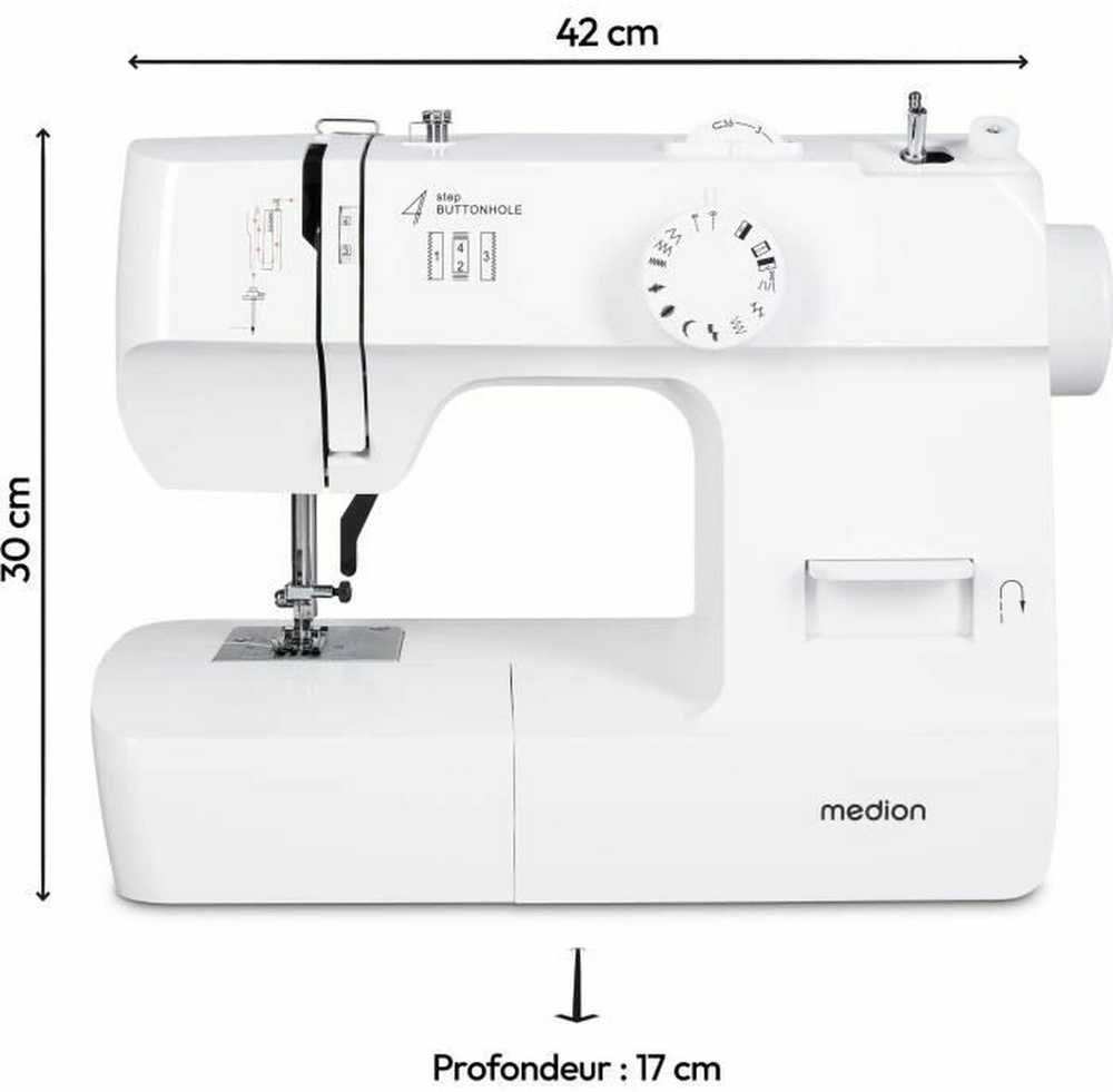 Siuvimo mašina Medion LIFE® MD11179 Nähmaschine SM70 baltas