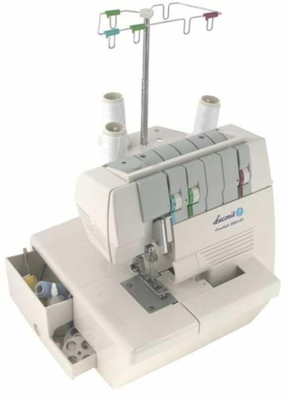 Siuvimo mašina - ŁUCZNIK Overlock 820D-3 1200 RPM Balta/Mėlyna