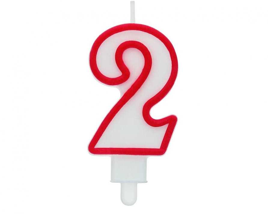 Gimtadienio žvakė numeris 2 GODAN