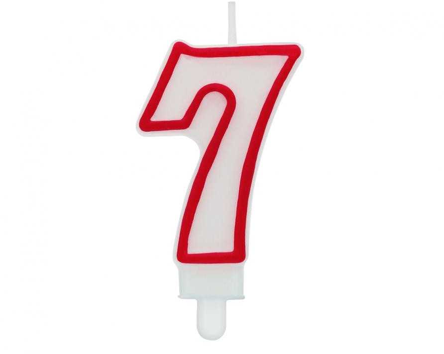 Gimtadienio žvakė numeris 7 GODAN