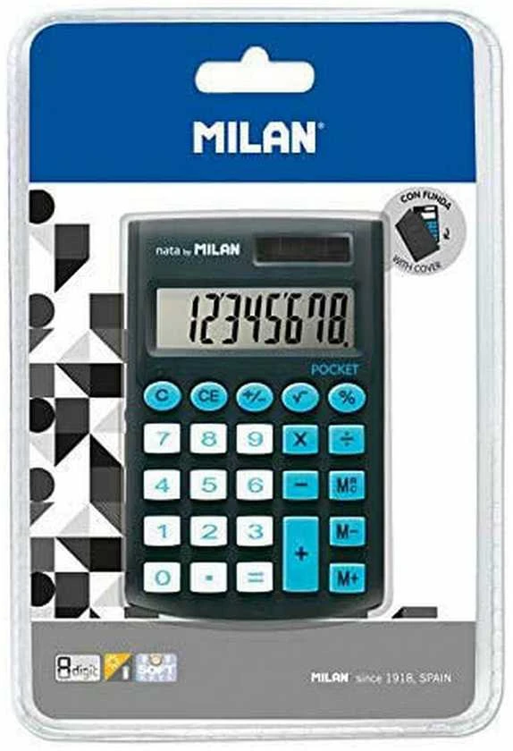 Milano skaičiuotuvas Pocket Touch 150908KBL juoda-mėlyna