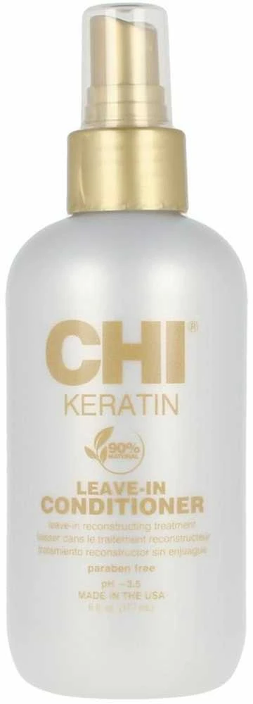Nenuskalaujamas pažeistų plaukų kondicionierius su keratinu CHI Keratin Leave-in Conditioner 177 ml