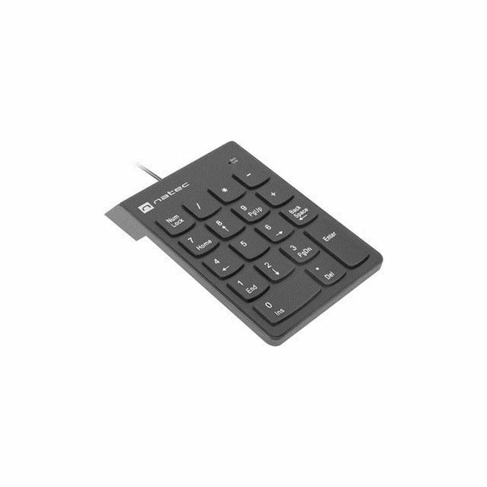 NATEC NUMERIC Klaviatūra GOBY 2 USB Juodas