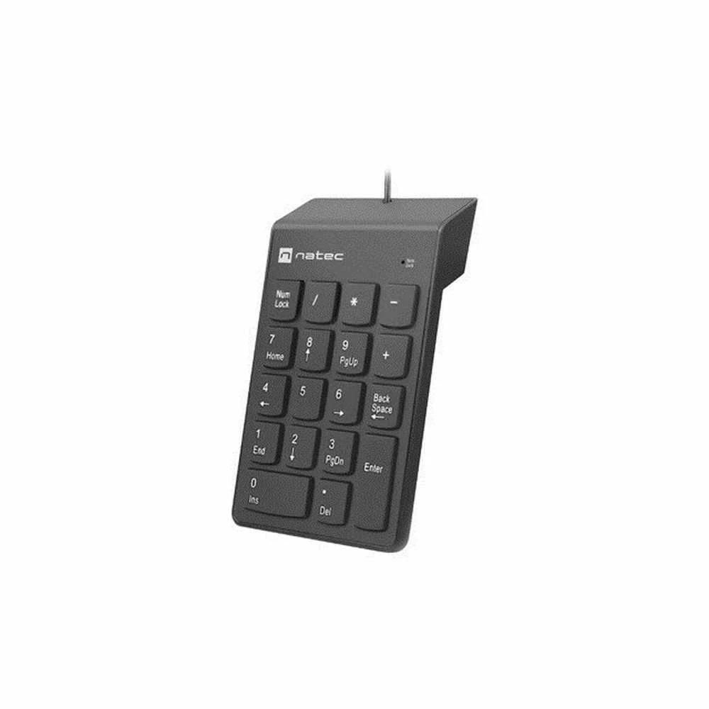 NATEC NUMERIC Klaviatūra GOBY 2 USB Juodas