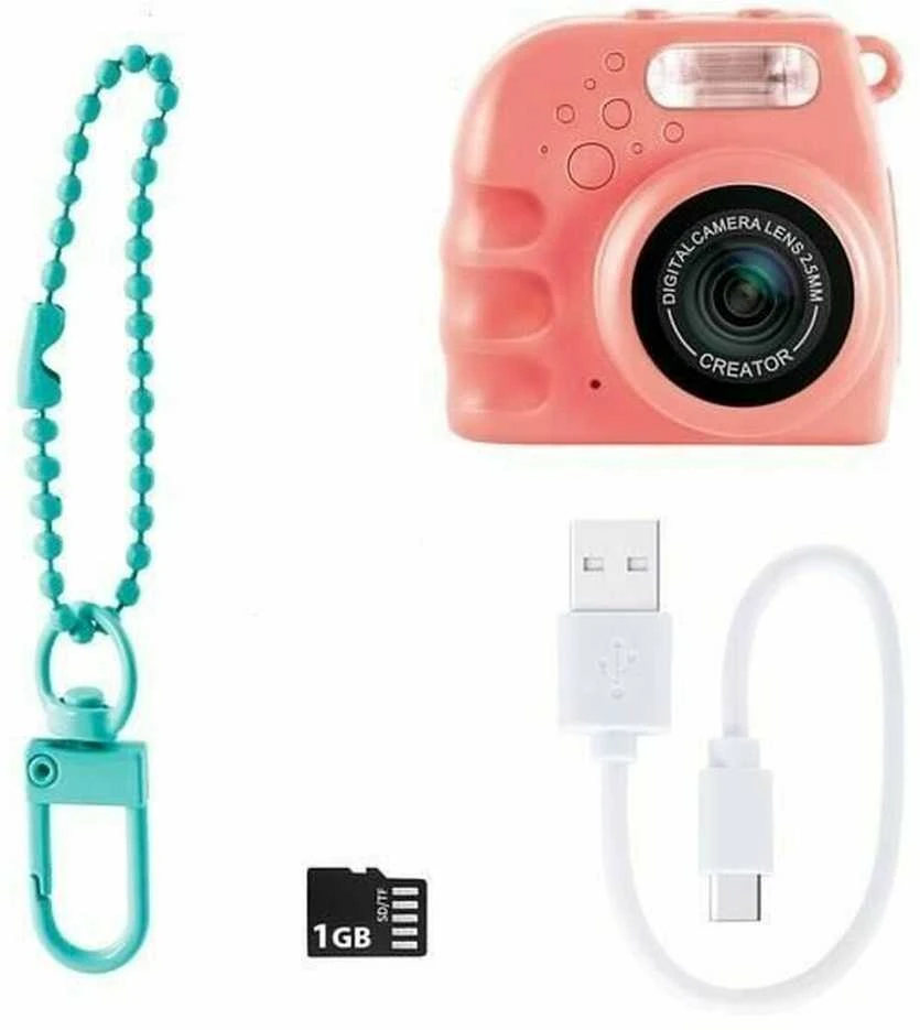 „Canal Toys Mini Cam“ skaitmeninis fotoaparatas – momentinis (oranžinis)