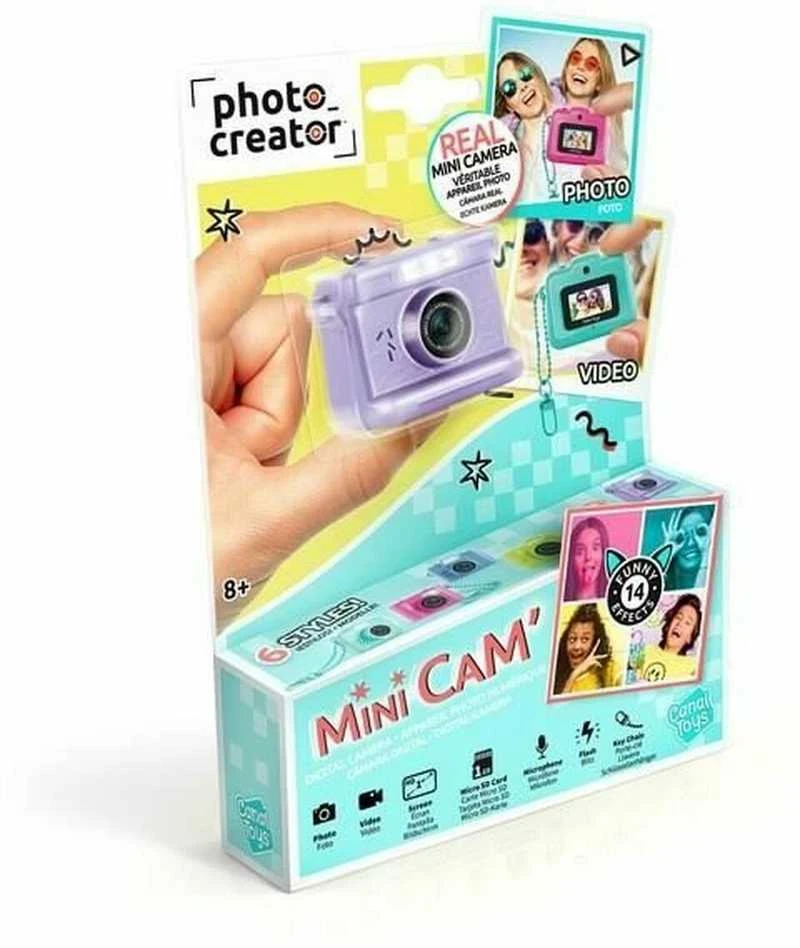 Carruzzo Canal Toys Photo Creator CLK 063 momentinis fotoaparatas Violetinė