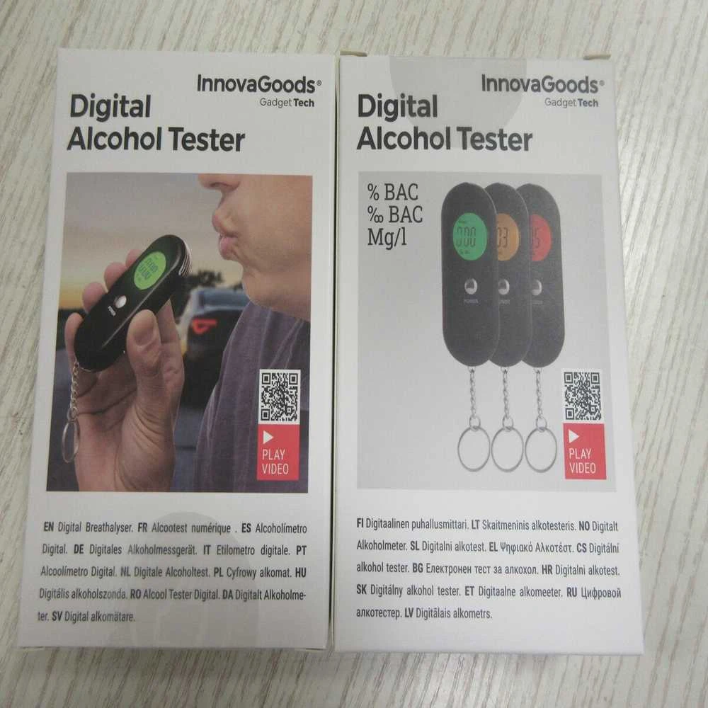 Alkotesteris Skaitmeninis alkoholio matuoklis InnovaGoods