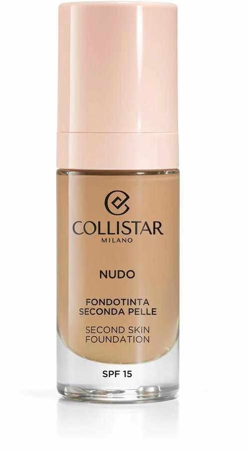 Collistar Nudo Fondo De Maquillaje Segunda Piel Spf15 4n-Sabbia, 30 ml