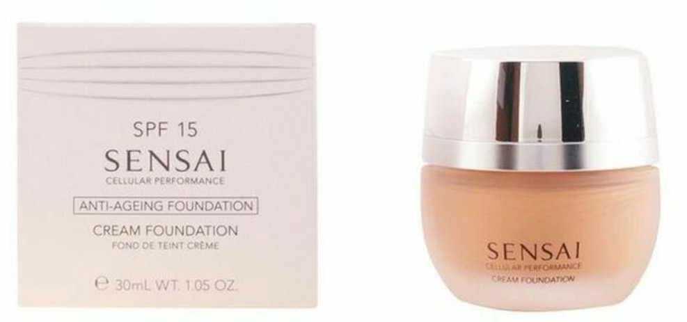 makiažo pagrindas Sensai Cellular Performance Kreminis Foundation CF25 Topaz rusvai gelsvas 30ml