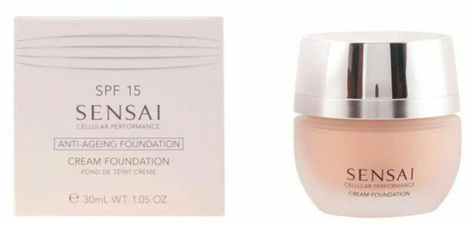 makiažo pagrindas Sensai Cellular Performance Kreminis Foundation CF25 Topaz rusvai gelsvas 30ml