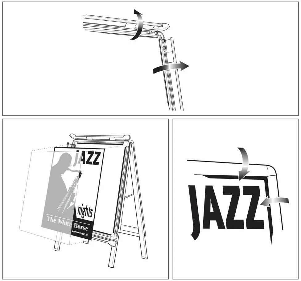 Nobo stendas plakatams A1 (1902206)