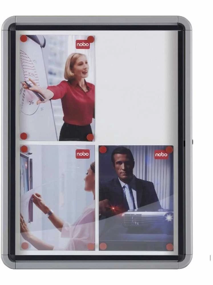 Nobo Premium Plus 8xA4 magnetinis lauko vitrina