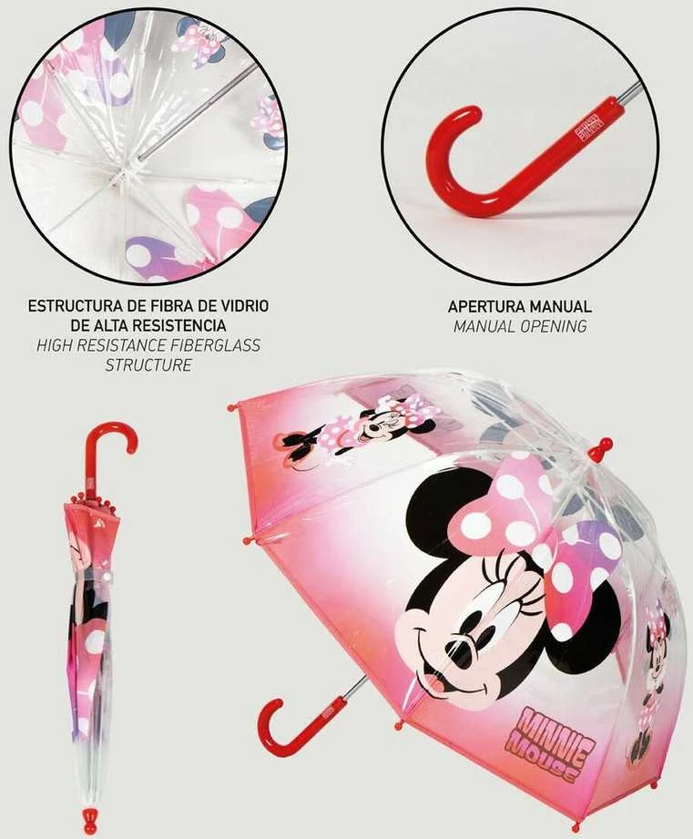 Minnie Mouse CERDÁ Disney Minnie manual bubble umbrella
